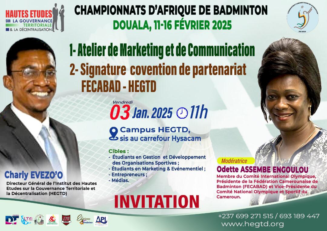 Convention de Co-Développement entre HEGTDet FECABAD